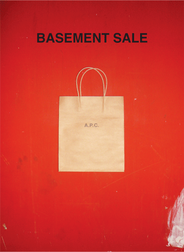 BKLYN 11/1: A.P.C. Basement Sale!!