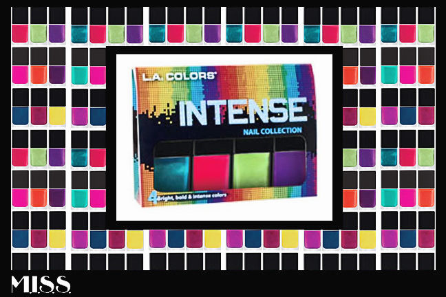 LA Colors Intense Bright Polish Set shown in High Voltage