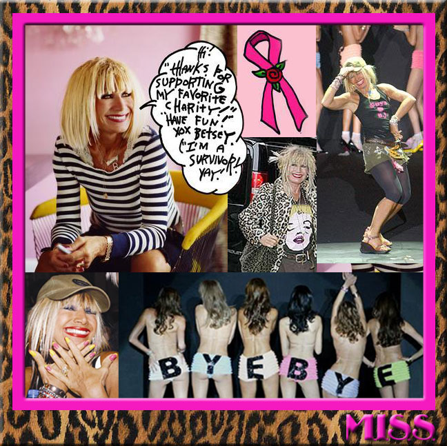 Betsey said Bye-Bye to breast cancer!