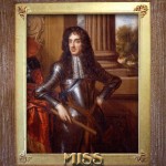 King Charles II (1670). Apparently this guy was quite the womanizer. I guess thats why hes painted in his armour. More manly maybe?