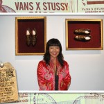Party Time, Celebrate! Vans x Stüssy Girls. Stussy Girls head designer, Pauline Saunders with her "shoes".