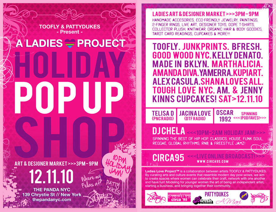NYC 12.11.2010 Holiday Pop Up Shop