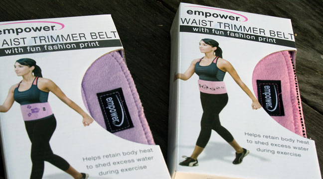 empower fitness waist trimmer belt