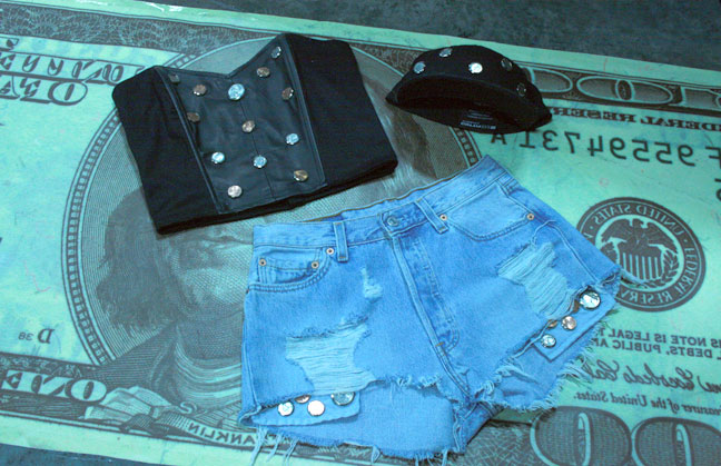 rojas keep the change shorts money collection