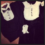 Hers and Hers tuxedos from The Goods!